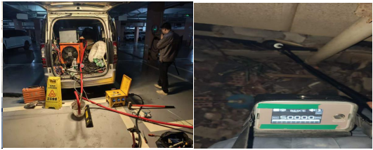 中粮祥云国际项目消防管网气体示踪检测定位工程